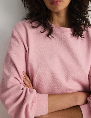 Bluza Reserved, roz Roz