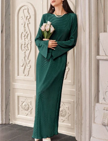 Rochie lunga SHEIN, verde