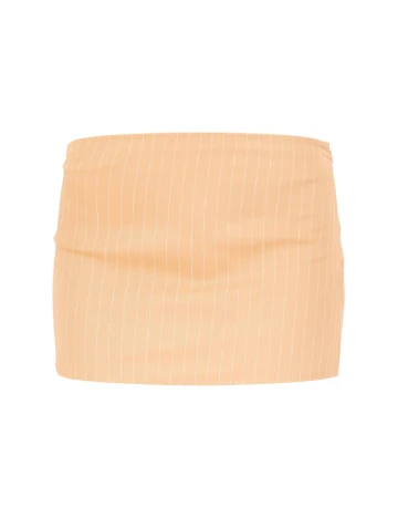 Fusta PRETTYLITTLETHING, crem