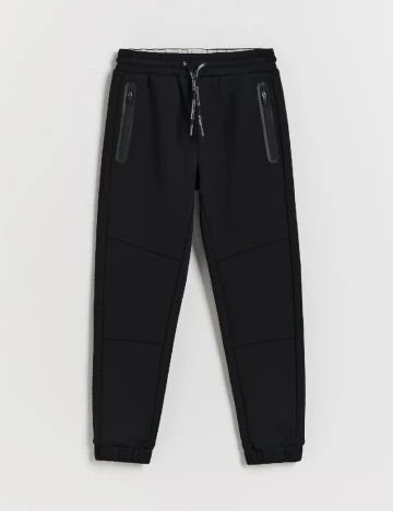 Pantaloni Reserved, negru