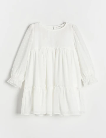 Rochie Reserved, alb