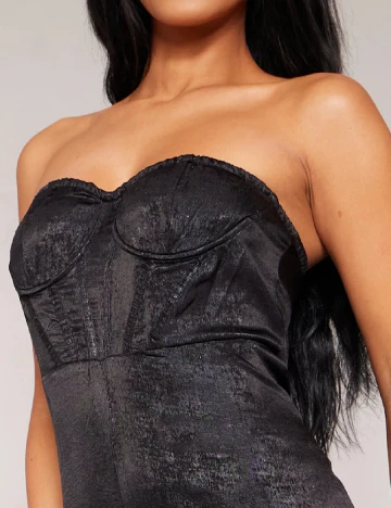 Salopeta PRETTYLITTLETHING, negru