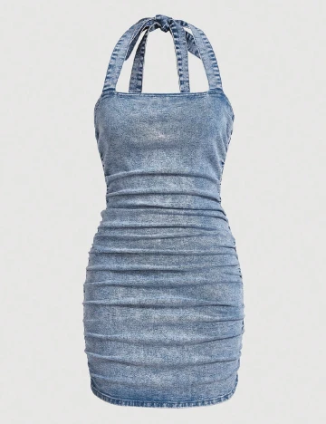 Rochie scurta SHEIN, albastru