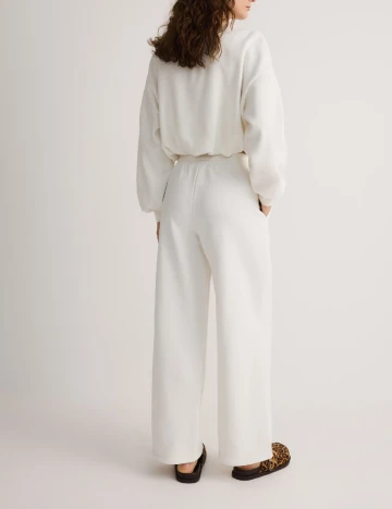 Pantaloni Reserved, alb