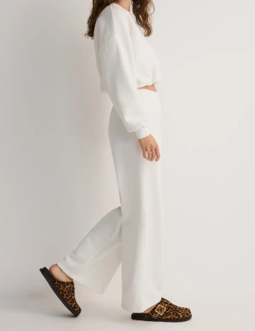 Pantaloni Reserved, alb