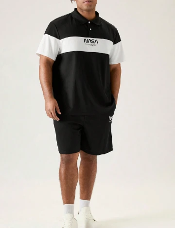 Compleu SHEIN Plus Size Men, negru