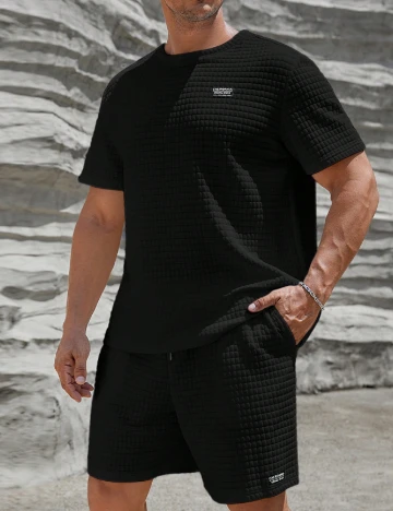 Compleu SHEIN Plus Size Men, negru