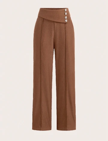 Pantaloni SHEIN, maro
