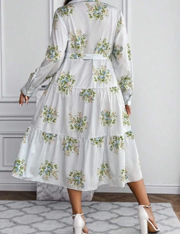 Rochie medie SHEIN CURVE, bleu