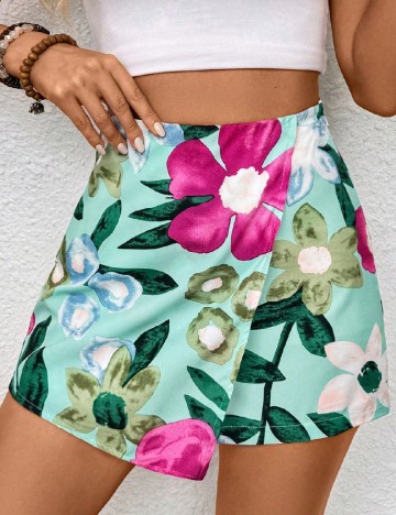 
						Fusta pantalon SHEIN, turcoaz