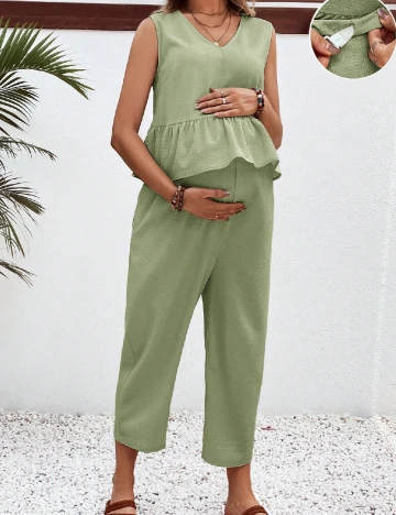 Compleu SHEIN Maternity, verde
