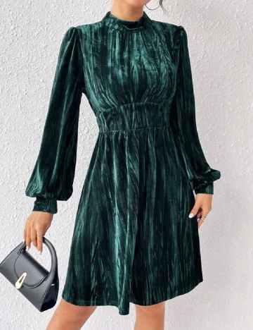 Rochie scurta SHEIN, verde