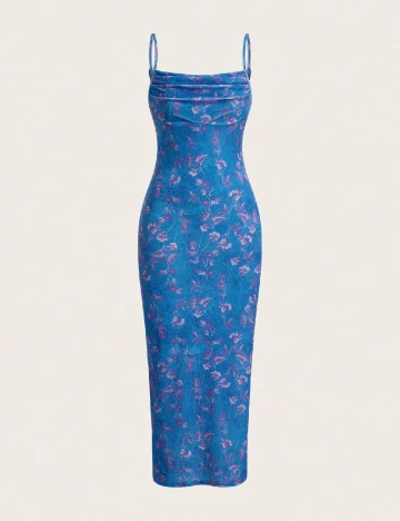 Rochie lunga SHEIN, albastru