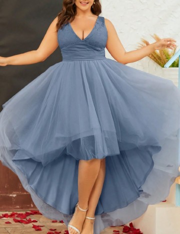 
						Rochie lunga SHEIN CURVE, albastru