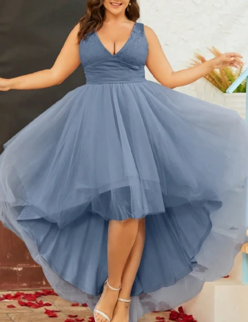 Rochie lunga SHEIN CURVE, albastru