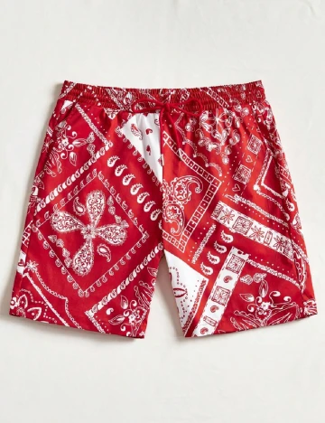 Pantaloni scurti SHEIN, rosu