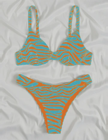 Costum de baie SHEIN, mix culori
