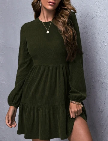 Rochie scurta SHEIN, verde