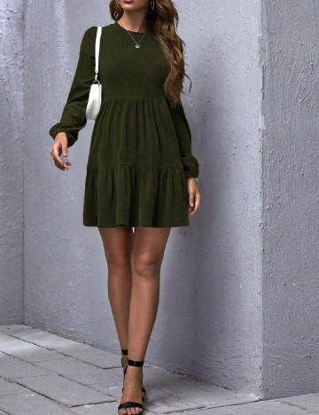Rochie scurta SHEIN, verde