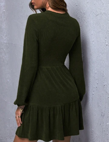 Rochie scurta SHEIN, verde