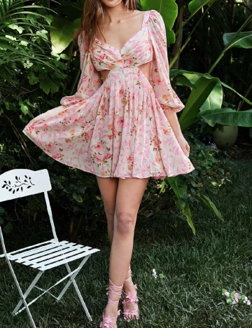 Rochie scurta SHEIN, roz