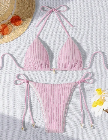 Costum de baie SHEIN, roz