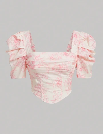 Top SHEIN, crem
