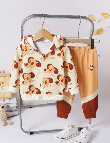 Compleu Shein Kids, crem