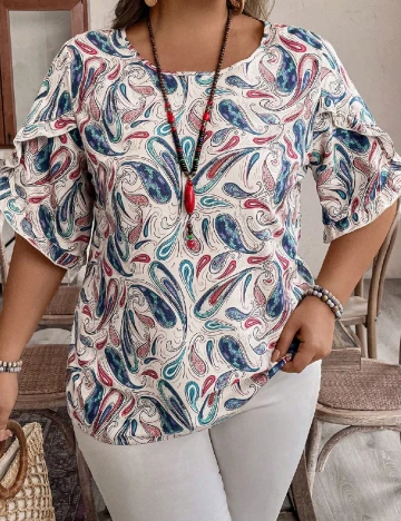 Bluza SHEIN CURVE, mix culori