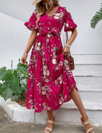 
						Rochie medie SHEIN, magenta