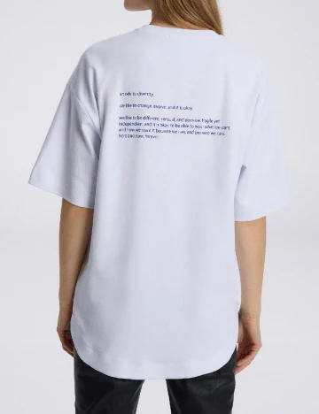 Tricou Reserved, alb