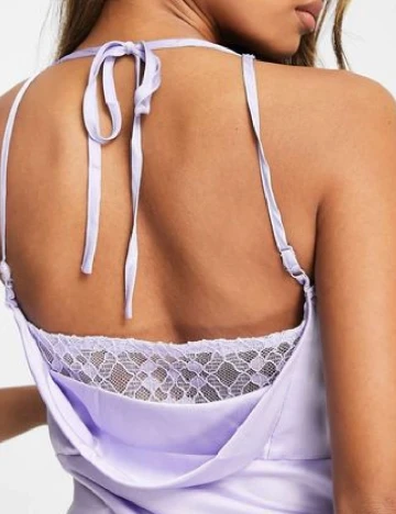 Rochie lunga Liquorish, mov Mov