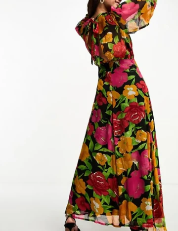 Rochie medie Miss Selfridge, floral print Floral print