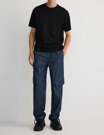Tricou Reserved, negru