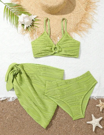 Costum de baie Shein Kids, verde Verde