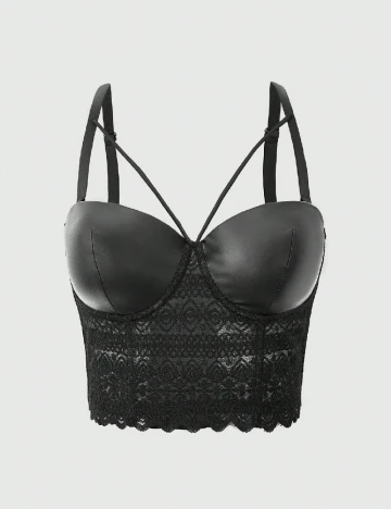 Top SHEIN, negru