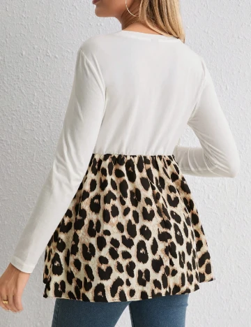 Bluza SHEIN Maternity, animal print