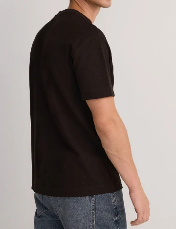 Tricou Reserved, maro inchis