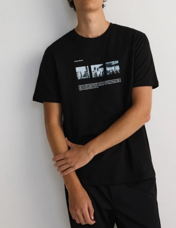 Tricou Reserved, negru