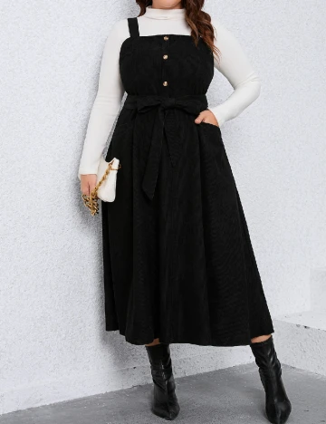 Rochie lunga SHEIN CURVE, negru