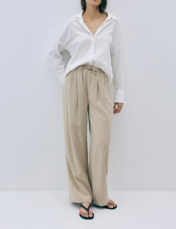 Pantaloni Reserved, bej