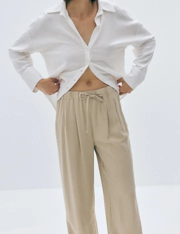 Pantaloni Reserved, bej