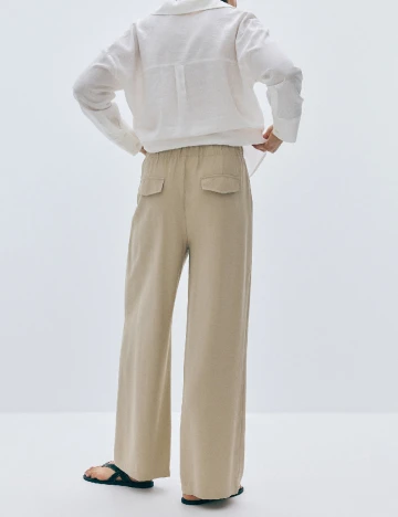Pantaloni Reserved, bej