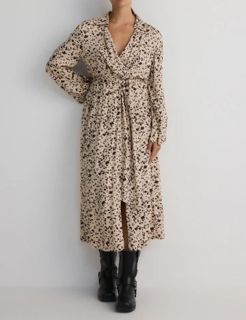 Rochie medie Reserved, crem