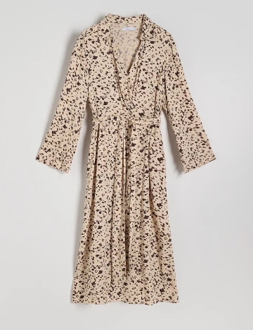 Rochie medie Reserved, crem