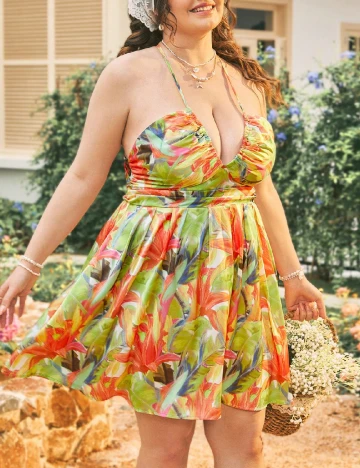 Rochie scurta SHEIN, mix culori
