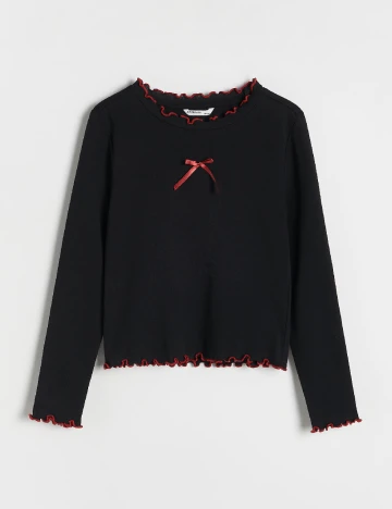 Bluza Reserved, negru