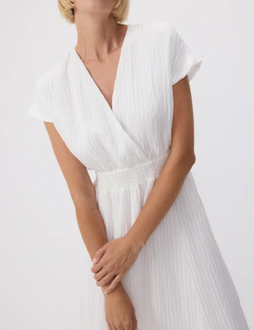 Rochie medie Reserved, alb