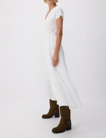 Rochie medie Reserved, alb