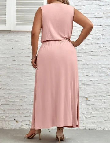 Rochie lunga Emery Rose Curve, roz